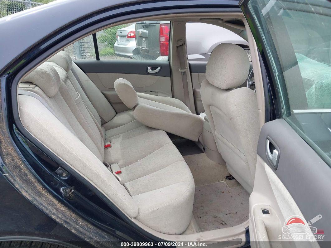 5NPEU46F76H058373 2006 HYUNDAI SONATA photo no. 8