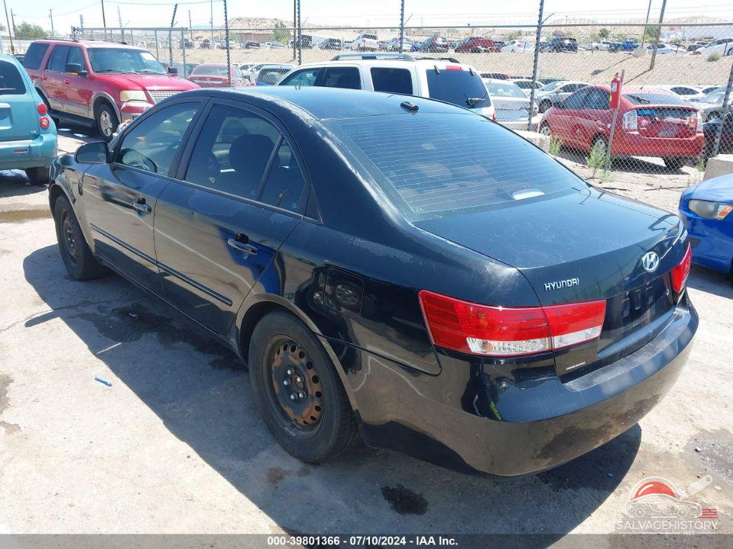 5NPET46C38H393741 2008 HYUNDAI SONATA photo no. 3