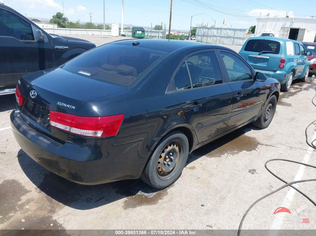 5NPET46C38H393741 2008 HYUNDAI SONATA photo no. 4
