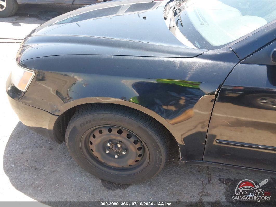 5NPET46C38H393741 2008 HYUNDAI SONATA photo no. 6