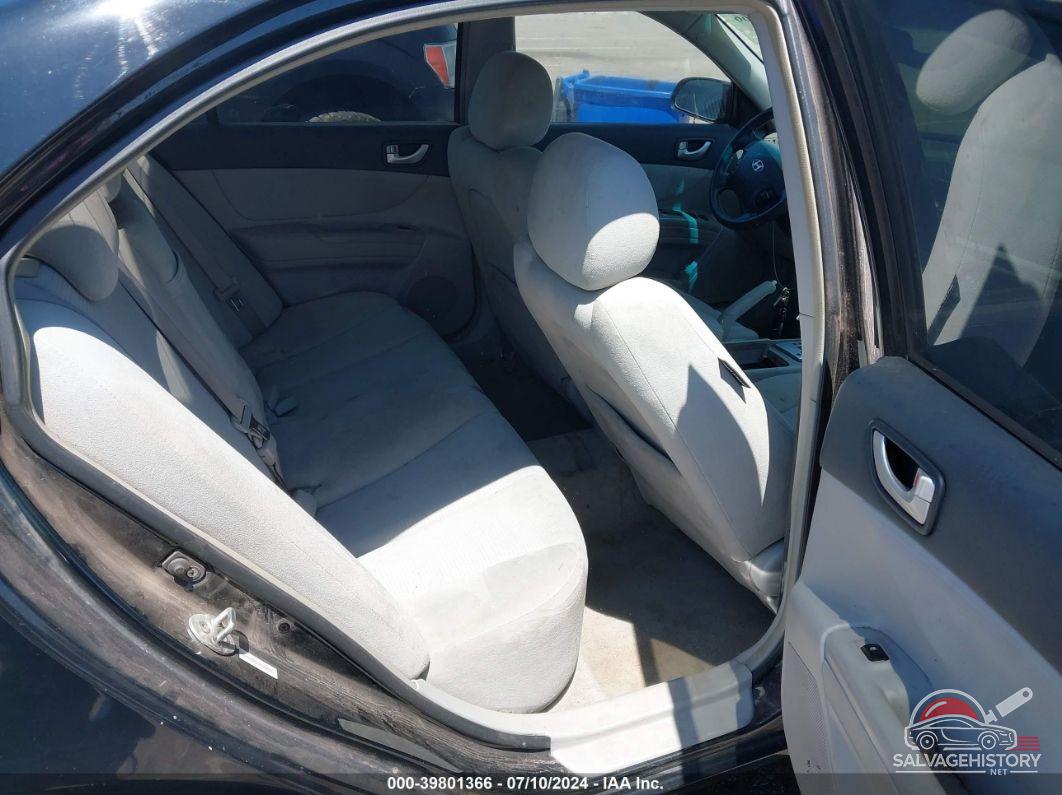 5NPET46C38H393741 2008 HYUNDAI SONATA photo no. 8