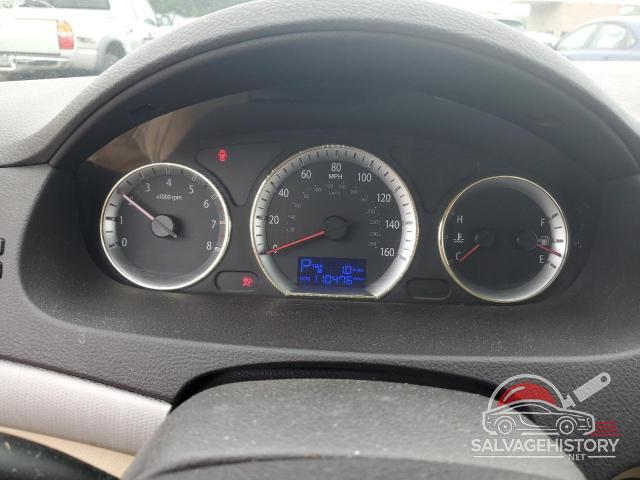 5NPET46C69H524310 2009 HYUNDAI SONATA photo no. 9