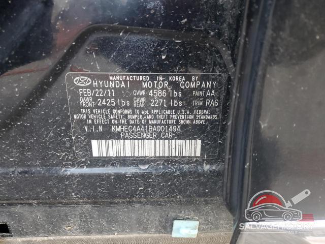KMHEC4A41BA001494 2011 HYUNDAI SONATA photo no. 12