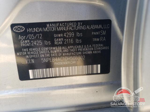 5NPEB4AC1DH506302 2013 HYUNDAI SONATA photo no. 13