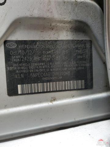 5NPEC4AB1DH621048 2013 HYUNDAI SONATA photo no. 12