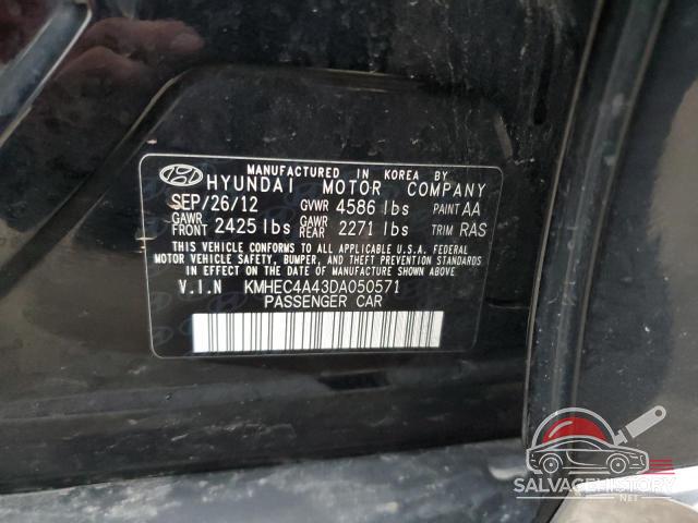 KMHEC4A43DA050571 2013 HYUNDAI SONATA photo no. 12
