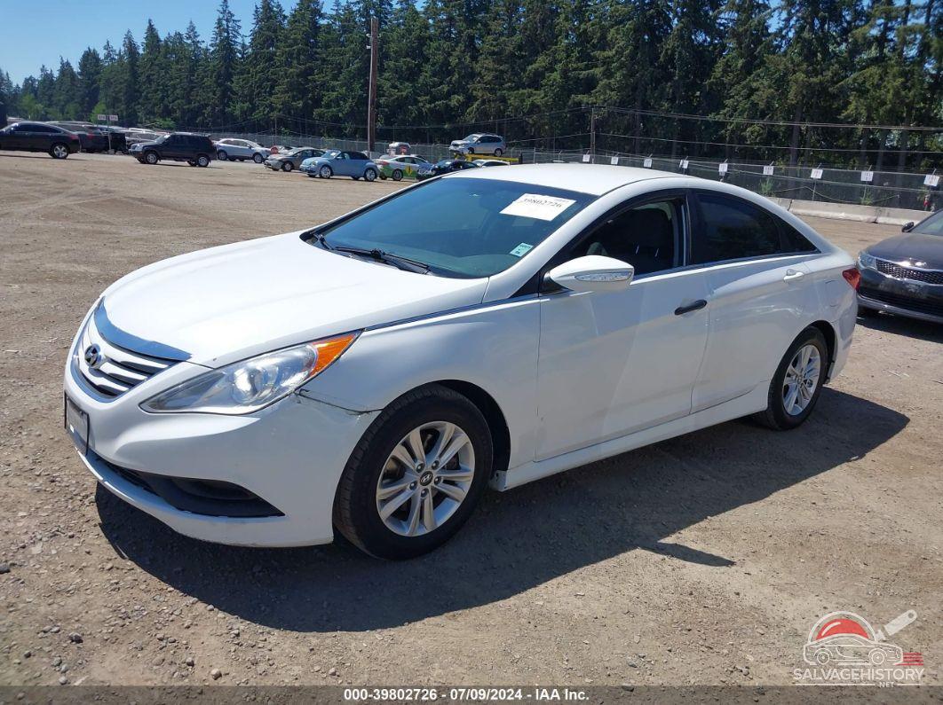 5NPEB4AC3EH835911 2014 HYUNDAI SONATA photo no. 2