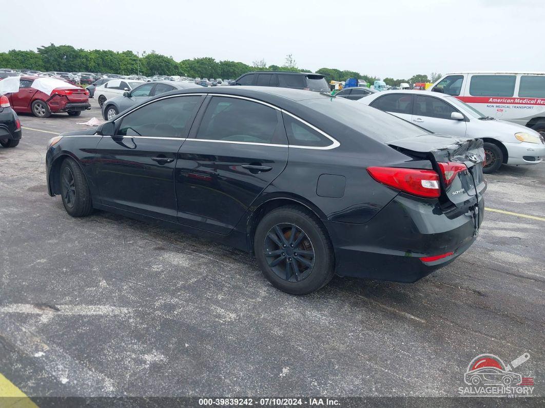 5NPE24AF2FH006789 2015 HYUNDAI SONATA photo no. 3
