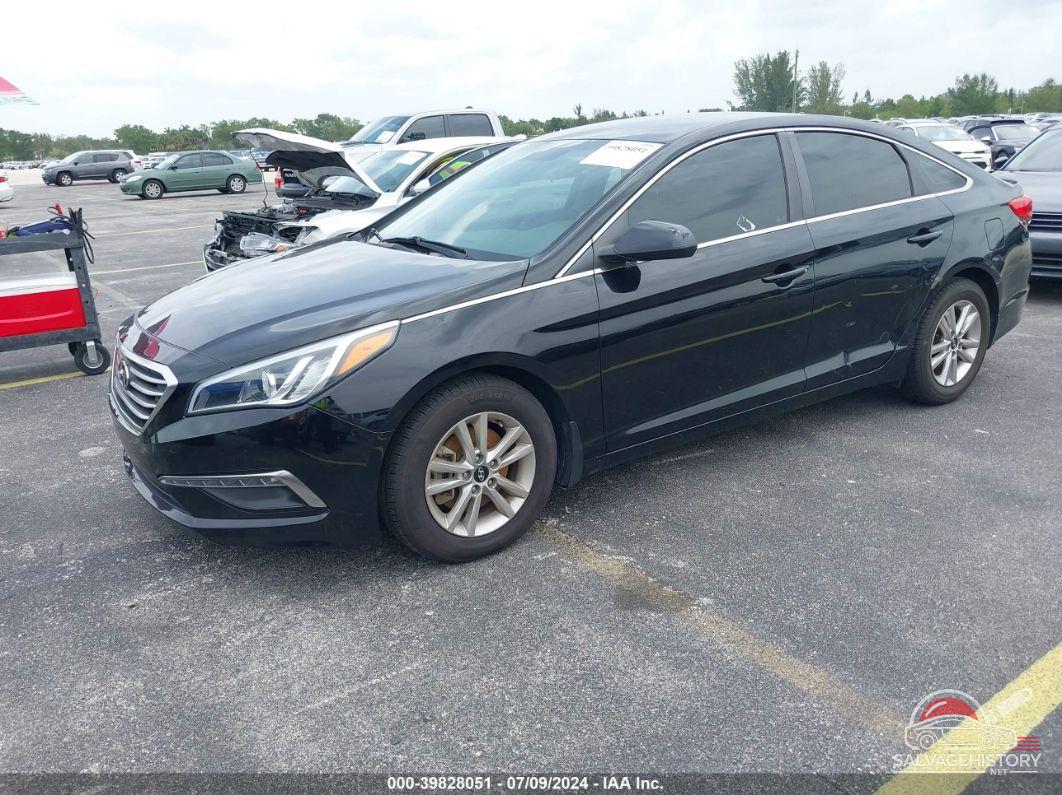 5NPE24AF9FH162182 2015 HYUNDAI SONATA photo no. 2