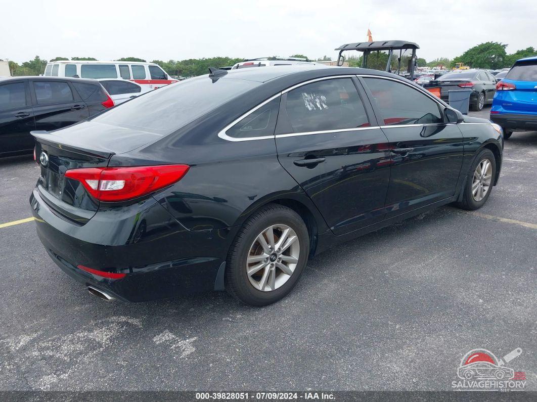 5NPE24AF9FH162182 2015 HYUNDAI SONATA photo no. 4