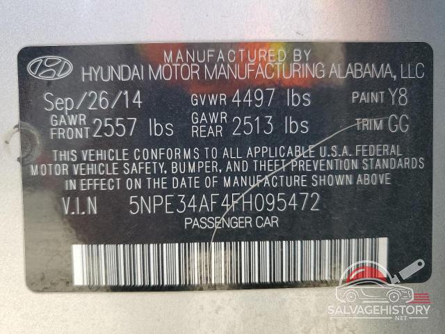 5NPE34AF4FH095472 2015 HYUNDAI SONATA photo no. 13