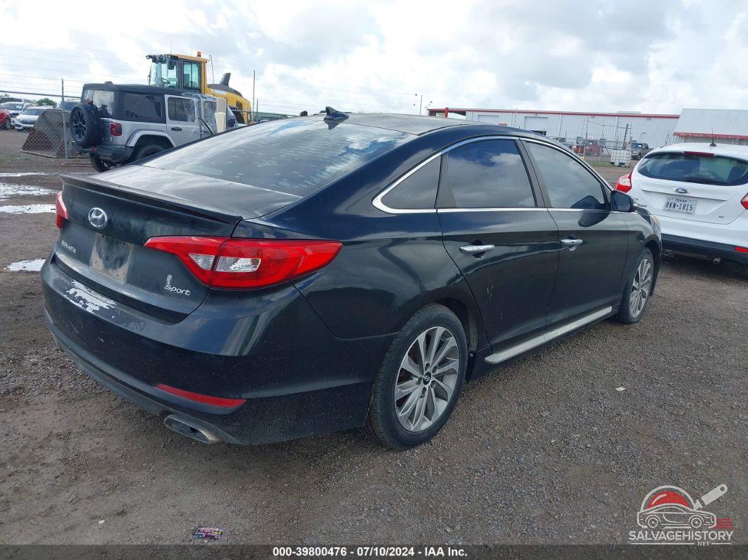 5NPE34AFXFH130631 2015 HYUNDAI SONATA photo no. 4