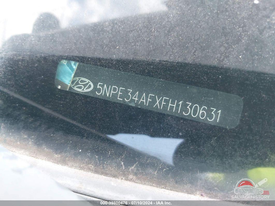 5NPE34AFXFH130631 2015 HYUNDAI SONATA photo no. 9