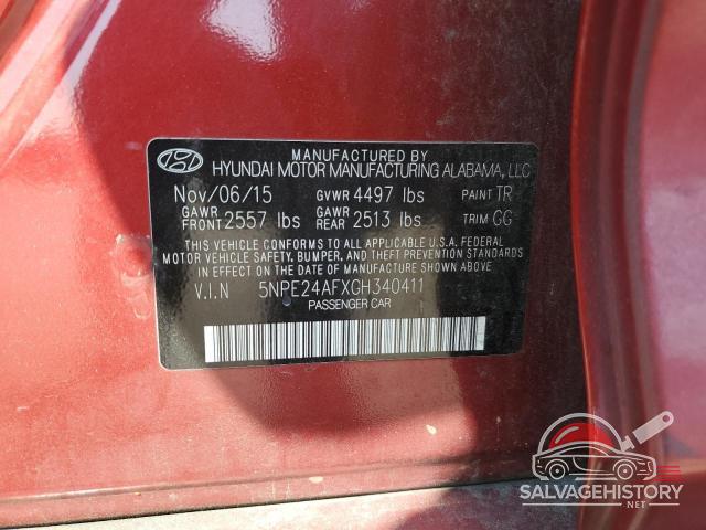 5NPE24AFXGH340411 2016 HYUNDAI SONATA photo no. 12