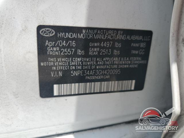 5NPE34AF3GH420095 2016 HYUNDAI SONATA photo no. 12