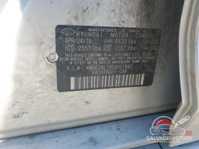 KMHE24L18GA011842 2016 HYUNDAI SONATA photo no. 12