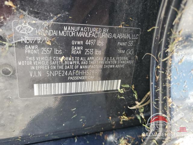 5NPE24AF0HH528971 2017 HYUNDAI SONATA photo no. 12