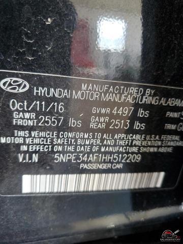 5NPE34AF1HH512209 2017 HYUNDAI SONATA photo no. 12