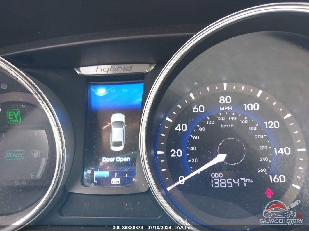 KMHEC4A44DA083269 2013 HYUNDAI SONATA HYBRID photo no. 7