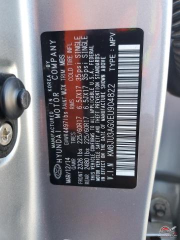 KM8JU3AG0EU904822 2014 HYUNDAI TUCSON photo no. 12
