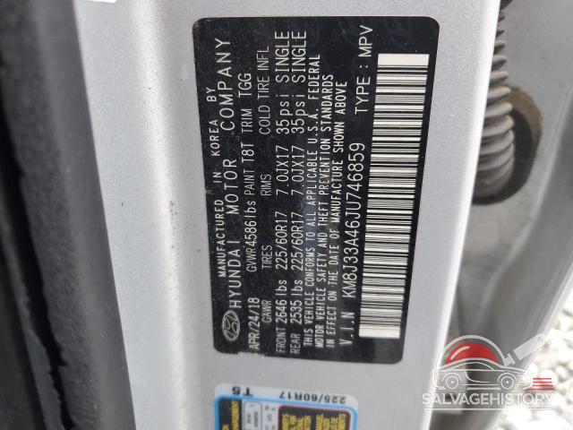 KM8J33A46JU746859 2018 HYUNDAI TUCSON photo no. 13