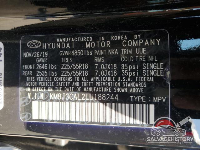 KM8J3CAL2LU188244 2020 HYUNDAI TUCSON photo no. 13