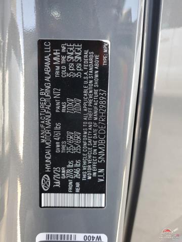 5NMJBCDE7RH298937 2024 HYUNDAI TUCSON photo no. 12