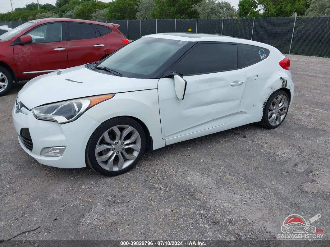 KMHTC6AD8DU139196 2013 HYUNDAI VELOSTER photo no. 2