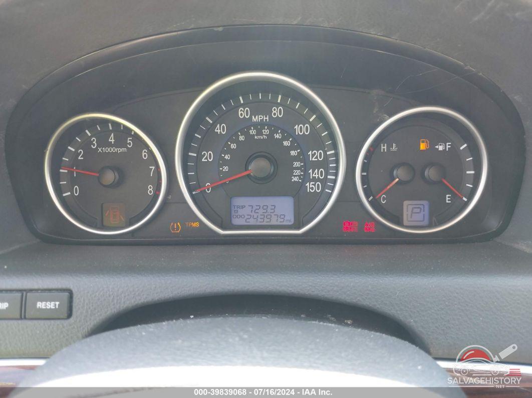 KM8NUDCC7AU127602 2010 HYUNDAI VERACRUZ photo no. 7
