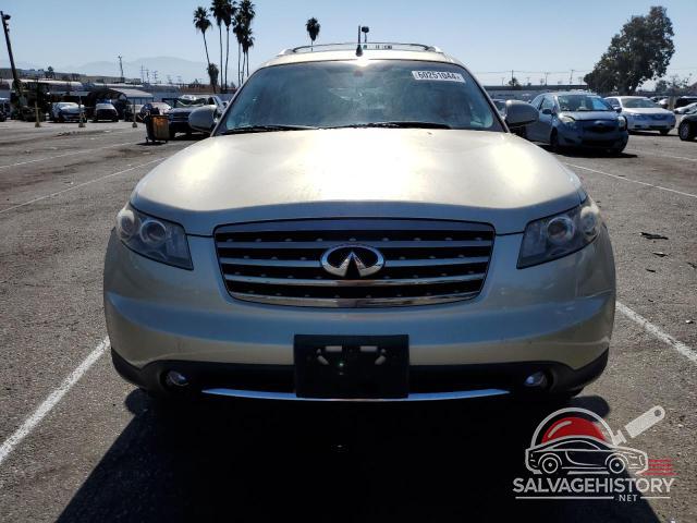 JNRAS08U97X103523 2007 INFINITI FX35 photo no. 5