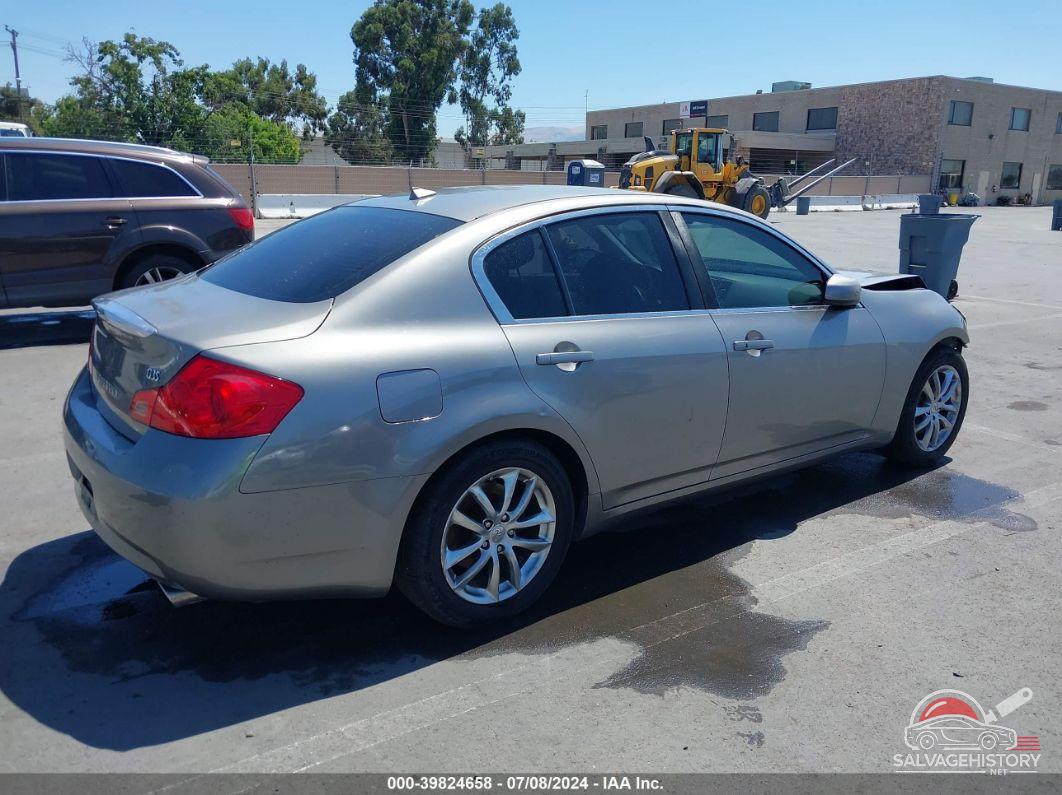 JNKBV61E18M211413 2008 INFINITI G35 photo no. 4