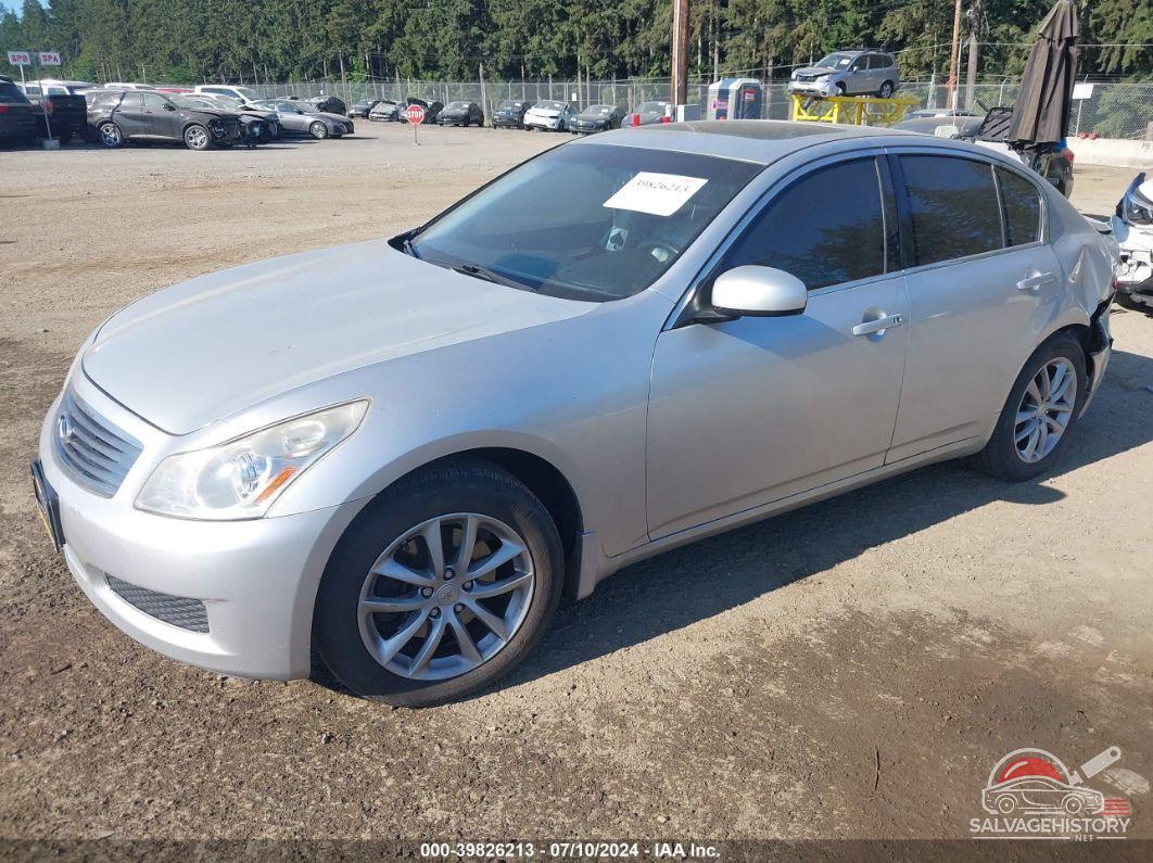 JNKBV61FX8M280724 2008 INFINITI G35 photo no. 2