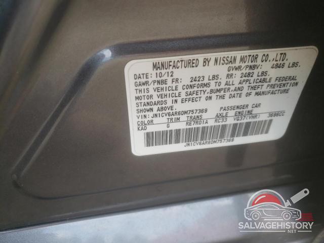 JN1CV6AR6DM757369 2013 INFINITI G37 photo no. 12
