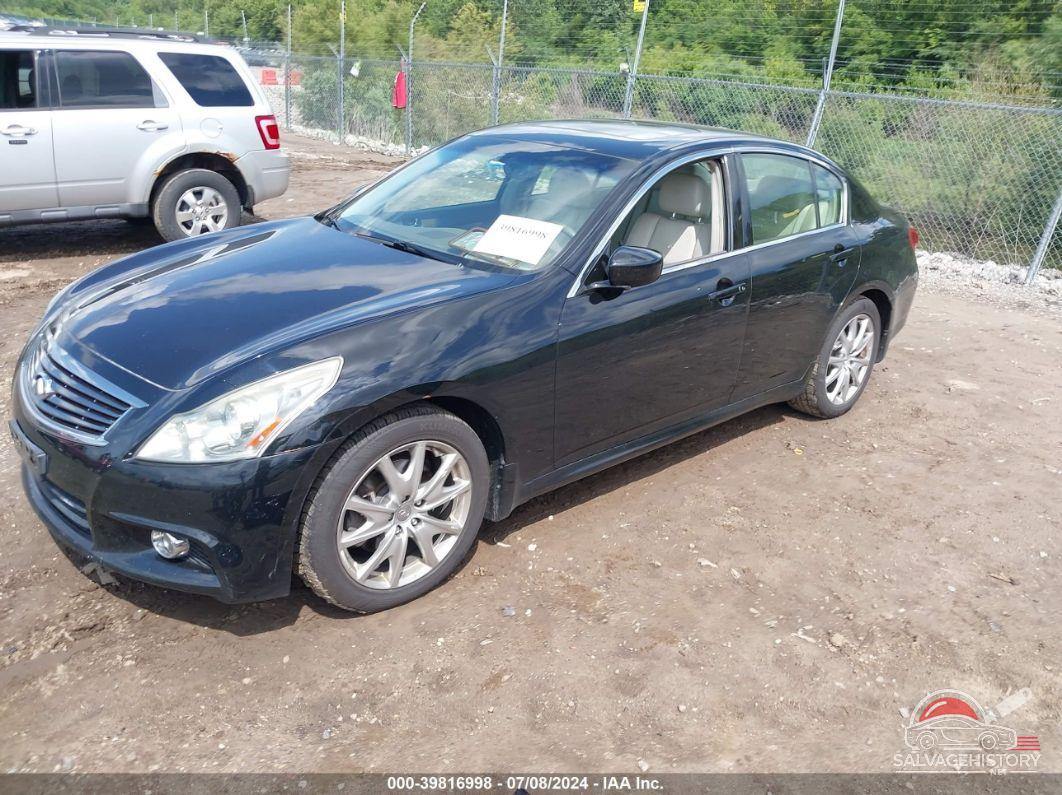 JN1CV6AR7BM412820 2011 INFINITI G37X photo no. 2