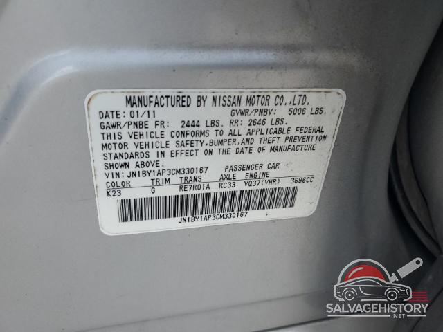 JN1BY1AP3CM330167 2012 INFINITI M37 photo no. 13