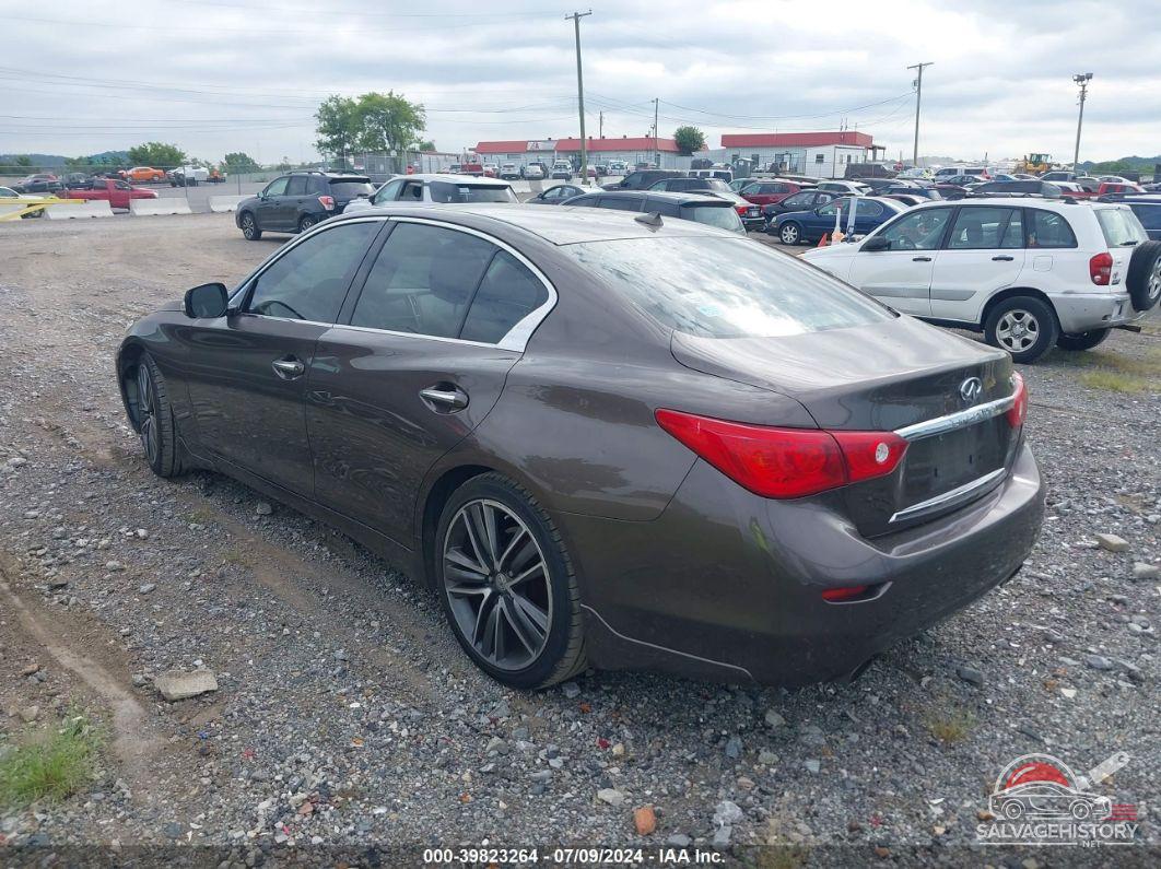 JN1BV7AP6EM672808 2014 INFINITI Q50 photo no. 3