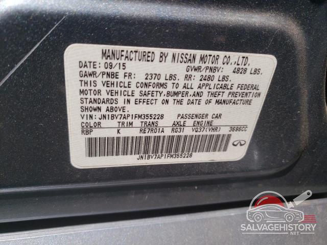 JN1BV7AP1FM355228 2015 INFINITI Q50 photo no. 13