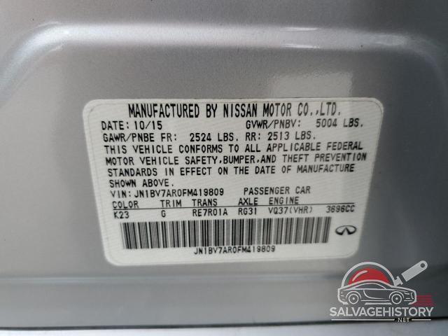 JN1BV7AR0FM419809 2015 INFINITI Q50 photo no. 13