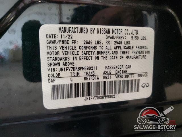 JN1FV7DR8PM590211 2023 INFINITI Q50 photo no. 13