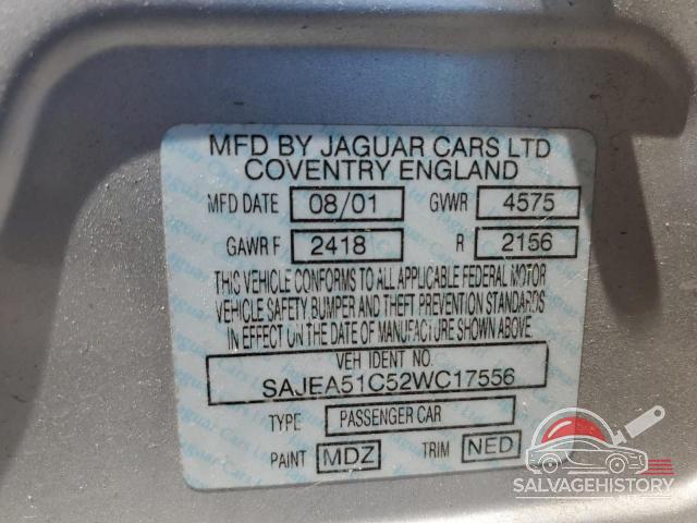 SAJEA51C52WC17556 2002 JAGUAR X-TYPE photo no. 12