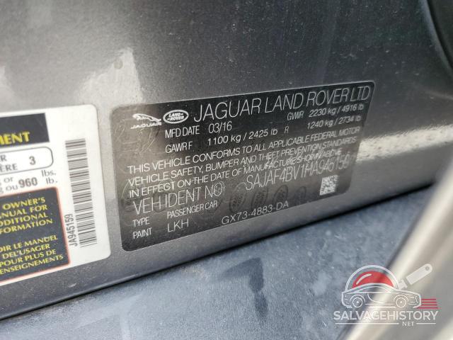 SAJAF4BV1HA945159 2017 JAGUAR XE photo no. 12