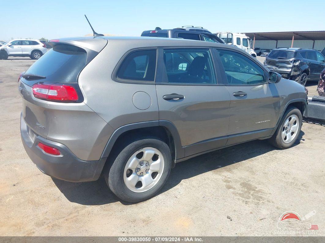 1C4PJMAB6GW282848 2016 JEEP CHEROKEE photo no. 4