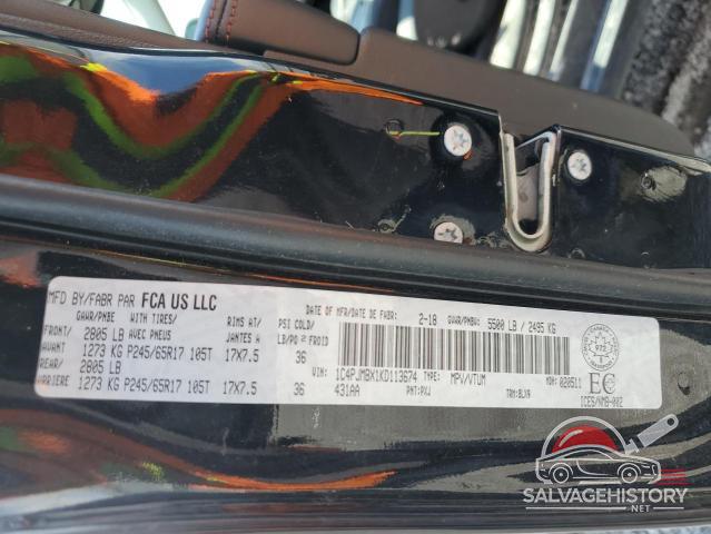 1C4PJMBX1KD113674 2019 JEEP CHEROKEE photo no. 14