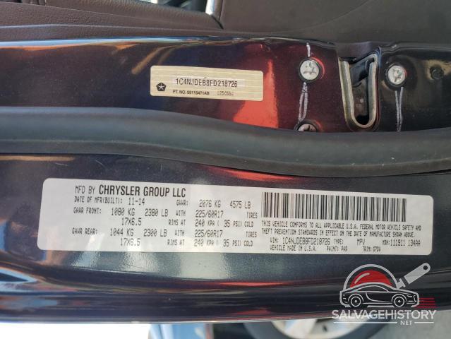 1C4NJDEB8FD218726 2015 JEEP COMPASS photo no. 14