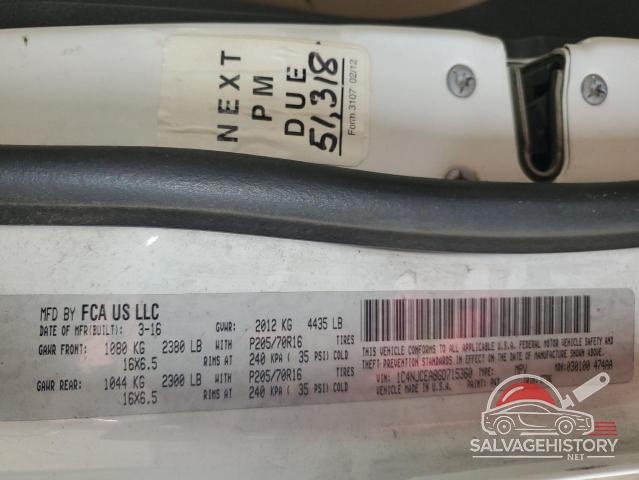 1C4NJCEA8GD715360 2016 JEEP COMPASS photo no. 12