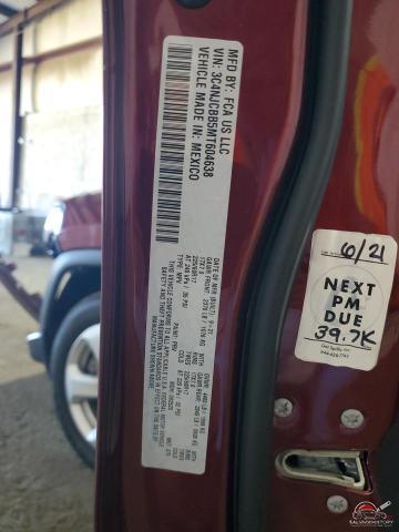 3C4NJCBB5MT604638 2021 JEEP COMPASS photo no. 12