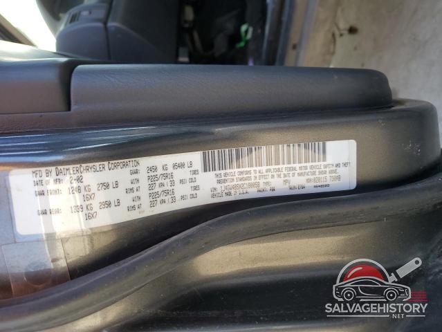 1J4GW48SX2C180058 2002 JEEP GRAND CHER photo no. 13