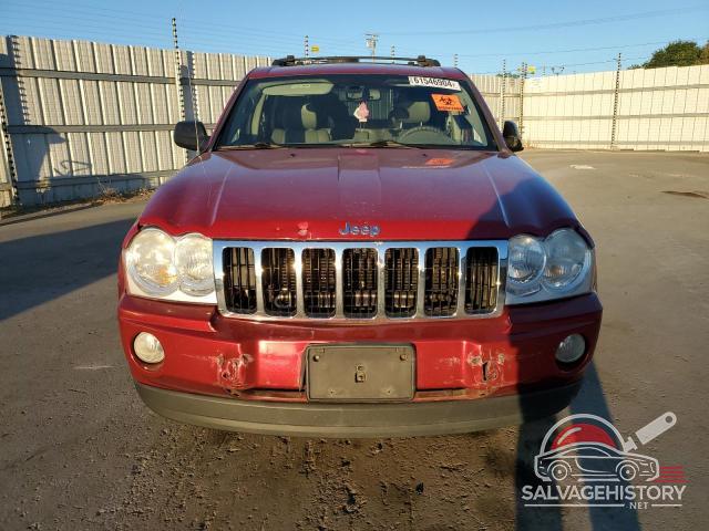 1J4HS58NX6C132629 2006 JEEP GRAND CHER photo no. 5