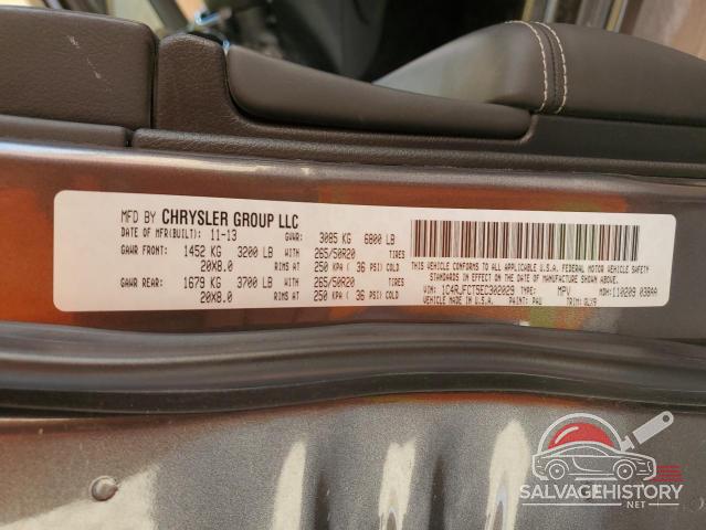 1C4RJFCT5EC302029 2014 JEEP GRAND CHER photo no. 14