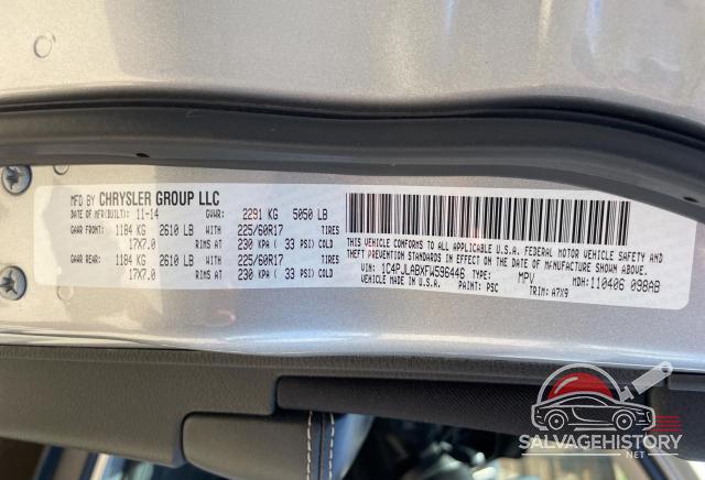1C4PJLABXFW596446 2015 JEEP GRAND CHER photo no. 10